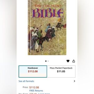 The Children's Bible HARD COVER w/Beautiful pictures for easy understanding‼️